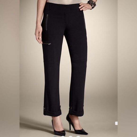 NWT Chico’s Magique Cargo Pants - Picture 1 of 7